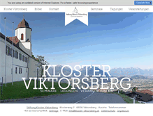 Tablet Screenshot of kloster-viktorsberg.at